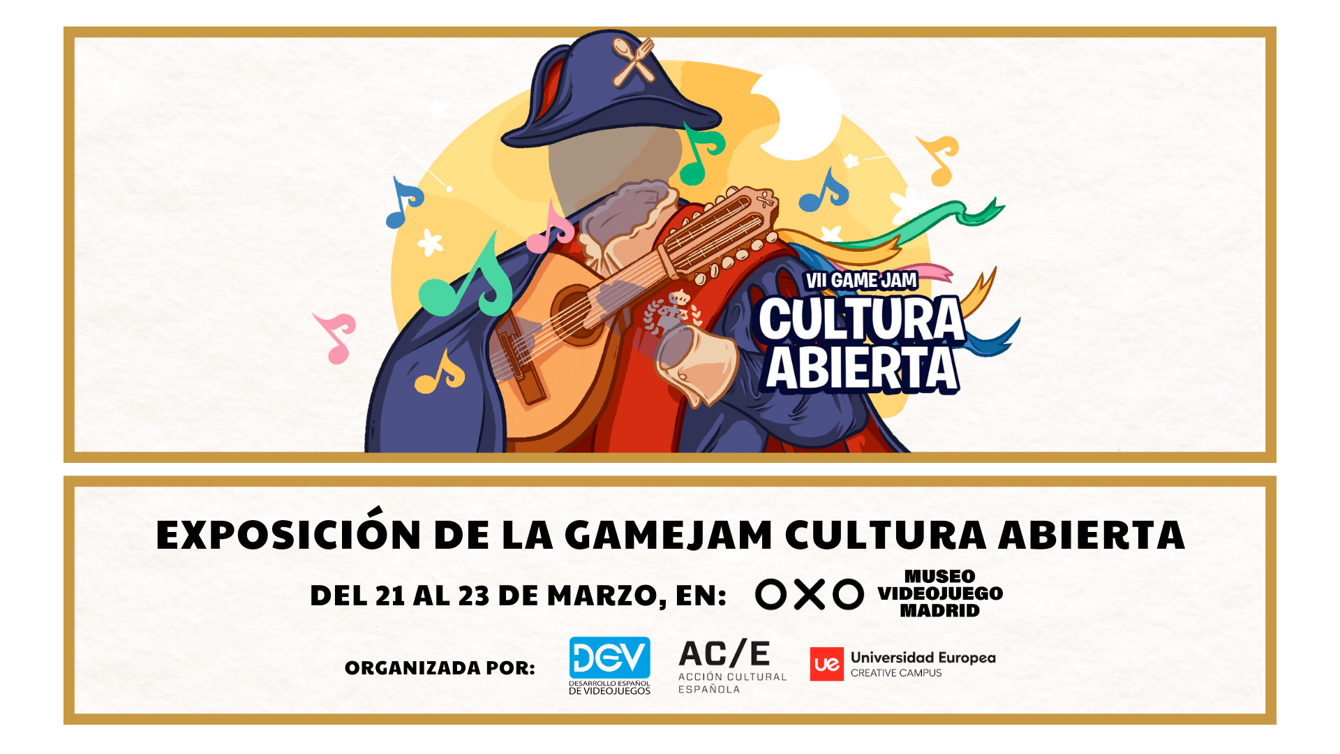 Los juegos de la VII edición de la Game Jam Cultura Abierta se expondrán en OXO Museo del Videojuego Madrid